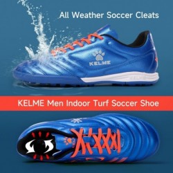 Chaussure de football en salle KELME pour hommes, crampons de football avec soutien de la voûte plantaire, baskets de futsal per