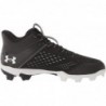 Chaussure de baseball à crampons moulés en caoutchouc Leadoff Mid pour hommes d'Under Armour