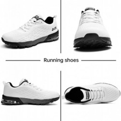 QAUPPE Chaussures de course Air pour hommes Baskets de tennis de trail athlétiques