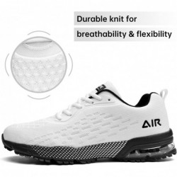 QAUPPE Chaussures de course Air pour hommes Baskets de tennis de trail athlétiques