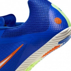 Chaussures d'athlétisme Nike Rival Sprint (DC8753-401, bleu coureur/citron vert/orange sécurité/blanc)