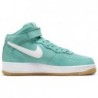 Chaussures Nike Air Force 1 Mid pour homme, bleu sarcelle délavé/blanc-gomme