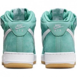 Chaussures Nike Air Force 1 Mid pour homme, bleu sarcelle délavé/blanc-gomme