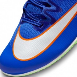 Chaussures d'athlétisme Nike Rival Sprint (DC8753-401, bleu coureur/citron vert/orange sécurité/blanc)