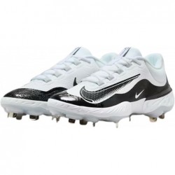 Chaussures de baseball Nike Alpha Team Huarache Elite 4 Low en métal, FD2745-101