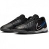 Chaussures de football Nike Tiempo Legend 10 Academy Indoor/Court basses (DV4341-040, Noir/Hyper Royal/Chrome)