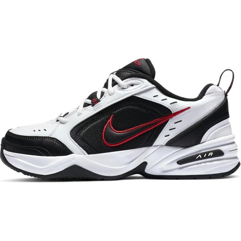 Baskets Nike Air Monarch IV pour homme, blanc/noir