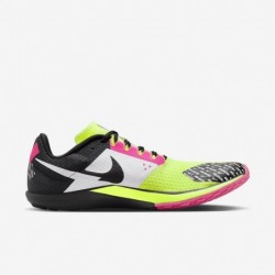 Chaussures de course sur route et cross-country Nike Rival Waffle 6 (DX7998-100, blanc/noir-platine pur)