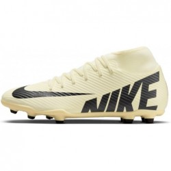 Chaussures de football montantes multi-surfaces Nike Mercurial Superfly 9 Club (DJ5961-700, Limonade/Noir)