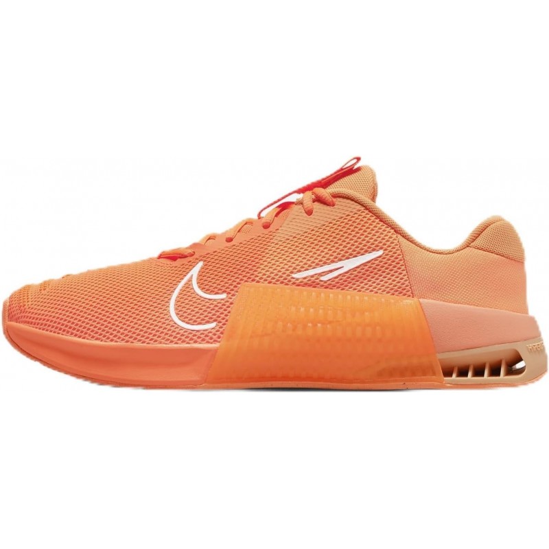 Chaussures d'entraînement Nike Metcon 9 AMP pour homme (DZ2616-800, orange atomique/pêche glacée/crème pêche/)