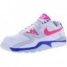 Chaussures Nike Air Cross Trainer 3 Low pour homme (FN6887-100, blanc/bleu coureur/argent mat/hyper rose)