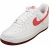 Baskets Nike Air Force 1 Low pour femme, blanc/rouge équipe/rouge dragon/adobe