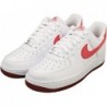 Baskets Nike Air Force 1 Low pour femme, blanc/rouge équipe/rouge dragon/adobe