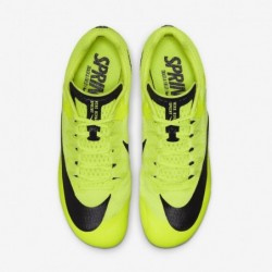 Chaussures d'athlétisme Nike Rival Sprint (DC8753-700, Volt/Mousse menthe/Lait de coco/Violet caverne)