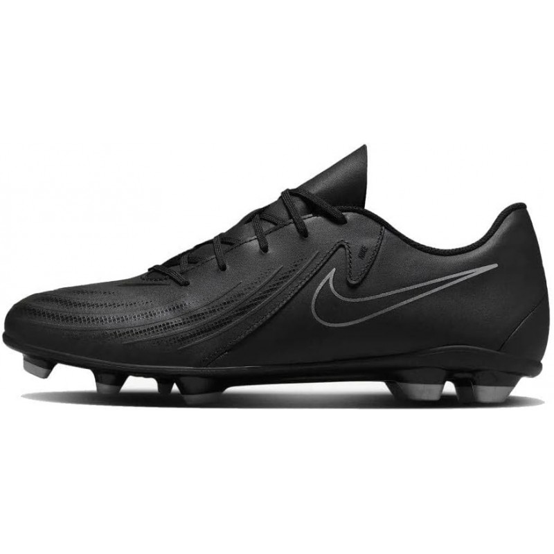 Chaussures de football basses Nike Phantom GX 2 Club MG (FJ2557-001, Noir/Noir)