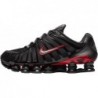 Chaussures Nike Shox TL pour homme (CN0151-003, noir/rouge université/argent métallique)