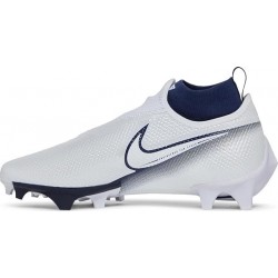 Chaussure de football à crampons Nike Vapor Edge Pro 360 pour homme « Blanc/Bleu nuit marine » (AO8277-106)