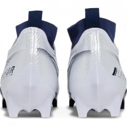 Chaussure de football à crampons Nike Vapor Edge Pro 360 pour homme « Blanc/Bleu nuit marine » (AO8277-106)