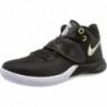 Chaussure de basket-ball d'entraînement Nike pour homme, noir/blanc/volt