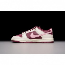 Chaussures NIKE Dunk Low Retro PRM pour homme Ivoire pâle/Rose doux moyen