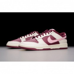 Chaussures NIKE Dunk Low Retro PRM pour homme Ivoire pâle/Rose doux moyen