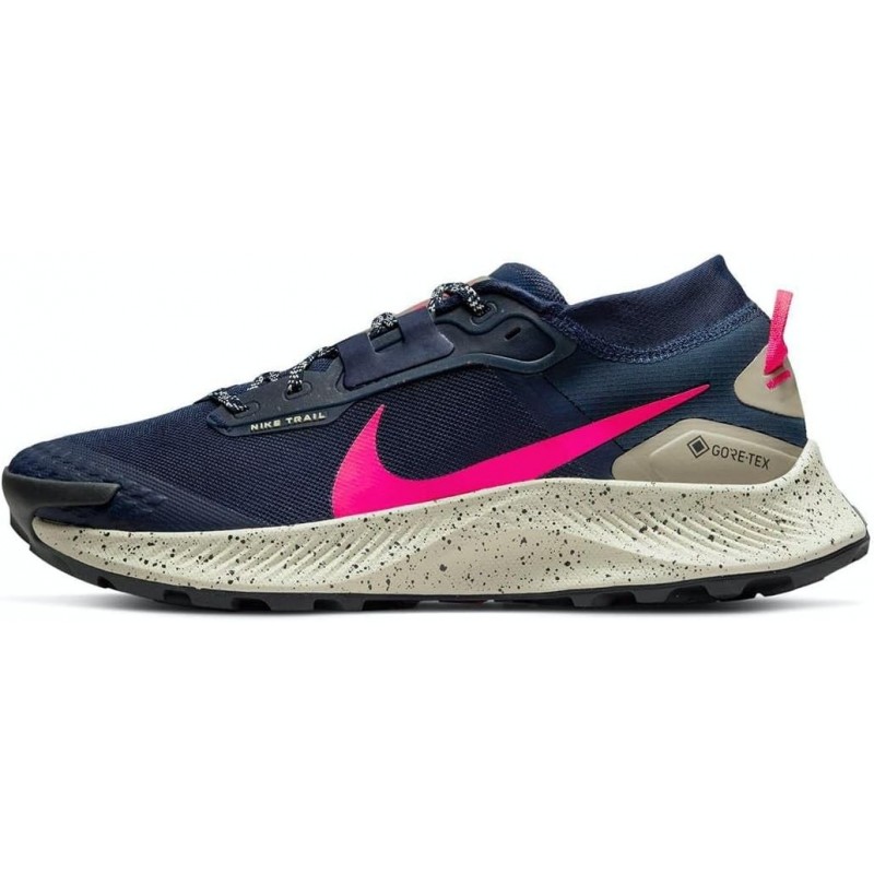 Chaussures de course sur sentier imperméables NIKE Pegasus Trail 3 Gore-Tex pour homme, Obsidian Siren Red Matte Olive