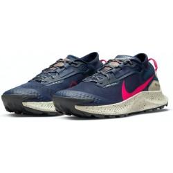 Chaussures de course sur sentier imperméables NIKE Pegasus Trail 3 Gore-Tex pour homme, Obsidian Siren Red Matte Olive