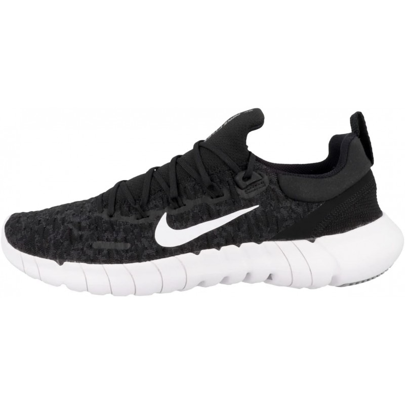 Chaussure de course Nike Race pour homme, noir, blanc, gris fumé