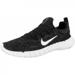 Chaussure de course Nike Race pour homme, noir, blanc, gris fumé