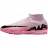 Chaussures de football montantes Nike Mercurial Superfly 9 Academy Turf (DJ5629-601, mousse rose/noir)