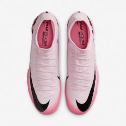 Chaussures de football montantes Nike Mercurial Superfly 9 Academy Turf (DJ5629-601, mousse rose/noir)