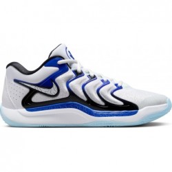 Chaussures de basket-ball Nike KD17 (FJ9487-100, Blanc/Noir/Game Royal/Blanc)