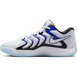 Chaussures de basket-ball Nike KD17 (FJ9487-100, Blanc/Noir/Game Royal/Blanc)