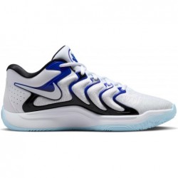 Chaussures de basket-ball Nike KD17 (FJ9487-100, Blanc/Noir/Game Royal/Blanc)