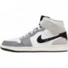 Jordan 1 Mid SE Craft Cement Gris/Noir-Blanc pour Homme (DZ4136 002)