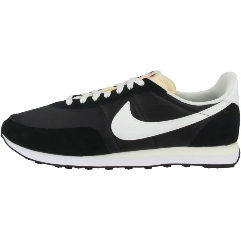 NIKE Waffle Trainer 2, Chaussures de sport pour hommes, Noir Blanc Voile Total Orange