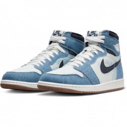 Jordan 1 Retro High OG Denim pour homme Blanc sommet/Obsidienne (FQ2947 100)