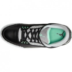 Nike Air Jordan 3 Retro Noir/Vert Glow Wolf-Gris (CT8532 031)