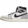 Chaussures NIKE Air Jordan 1 Retro High OG pour homme, gris tech/mousseline-noir-blanc