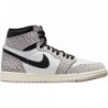 Chaussures NIKE Air Jordan 1 Retro High OG pour homme, gris tech/mousseline-noir-blanc