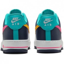 Chaussures Nike Air Force 1 '07 pour homme (HF4849-100, blanc/bleu orage/cactus poussiéreux/rose coureur)