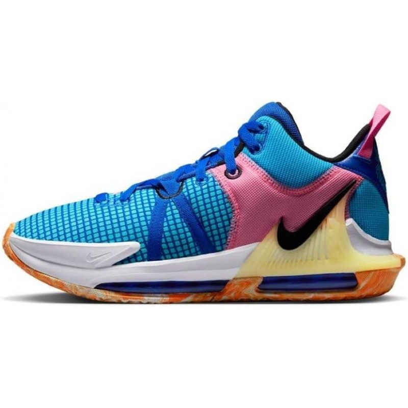 Nike Lebron Witness VII pour homme Hyper Royal/Noir/Jaune DM1123 400 (Adulte, Hommes, Numérique)